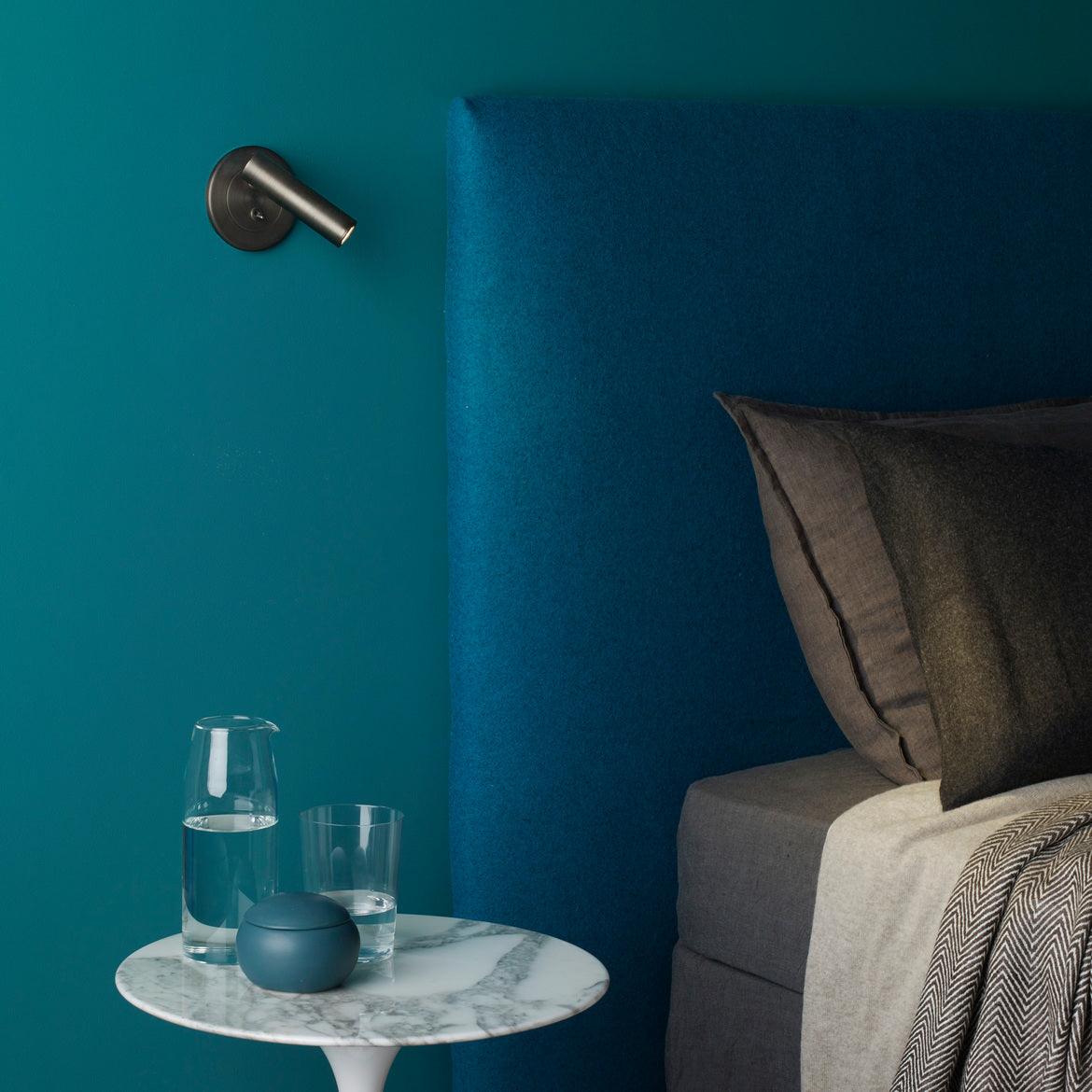Wandlamp met Verstelbare Cilindrische Kop en Geïntegreerde LED