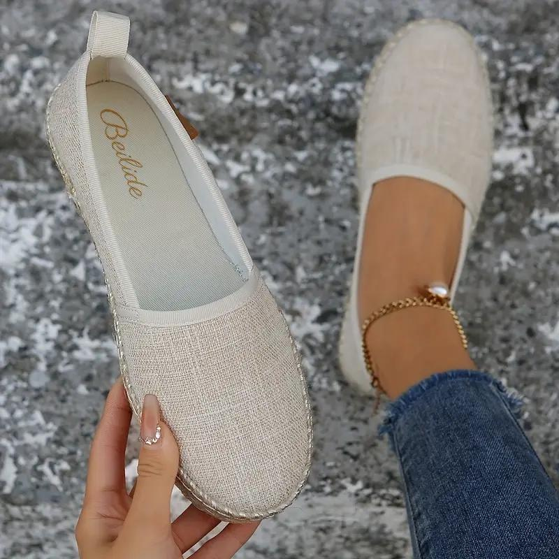 Canvas Espadrille Instapschoen voor Dames – Comfortabele Zomerschoenen