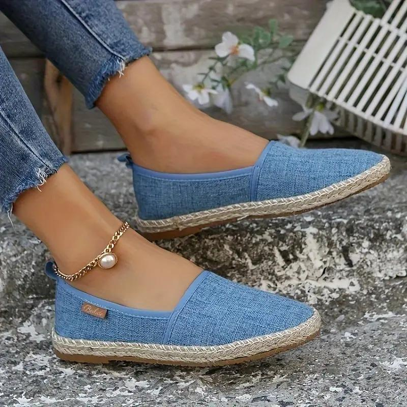 Canvas Espadrille Instapschoen voor Dames – Comfortabele Zomerschoenen
