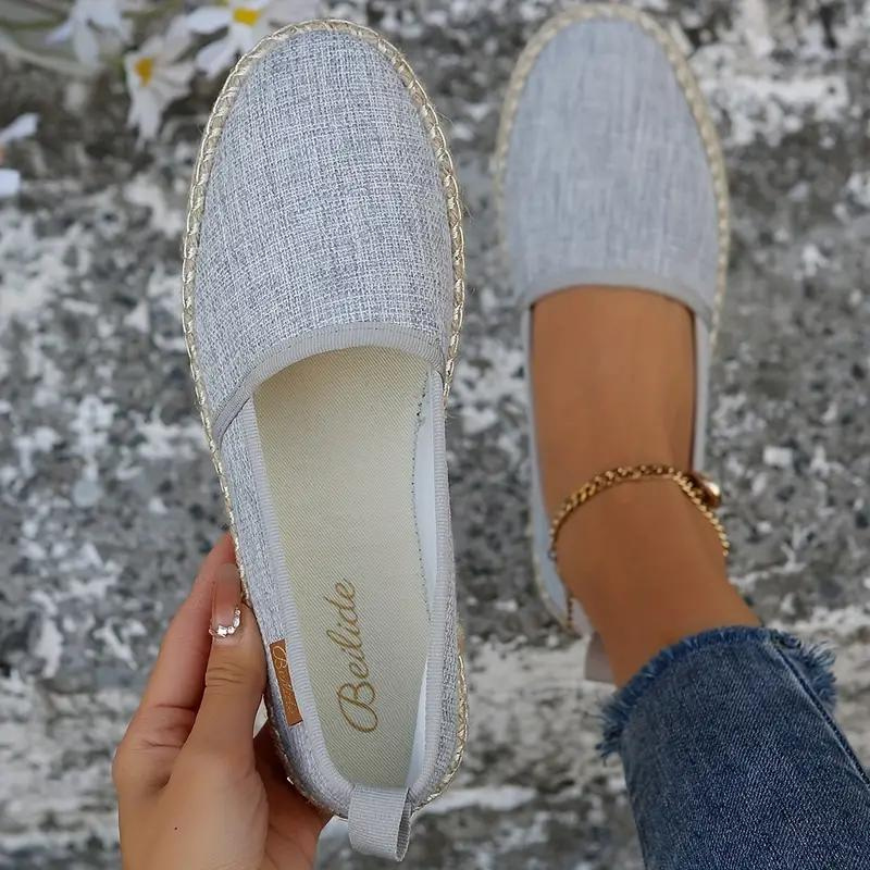 Canvas Espadrille Instapschoen voor Dames – Comfortabele Zomerschoenen
