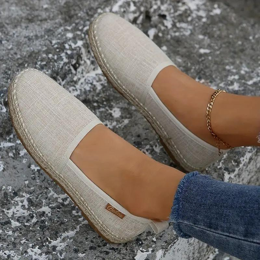 Canvas Espadrille Instapschoen voor Dames – Comfortabele Zomerschoenen