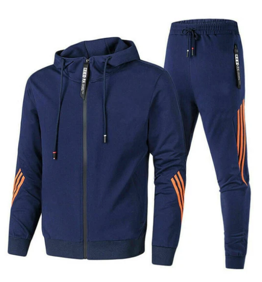 Heren Joggingpak met Capuchon en Ritssluiting