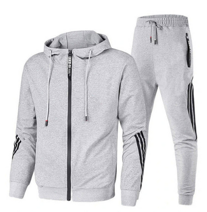 Heren Joggingpak met Capuchon en Ritssluiting