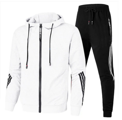 Heren Joggingpak met Capuchon en Ritssluiting