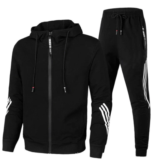 Heren Joggingpak met Capuchon en Ritssluiting