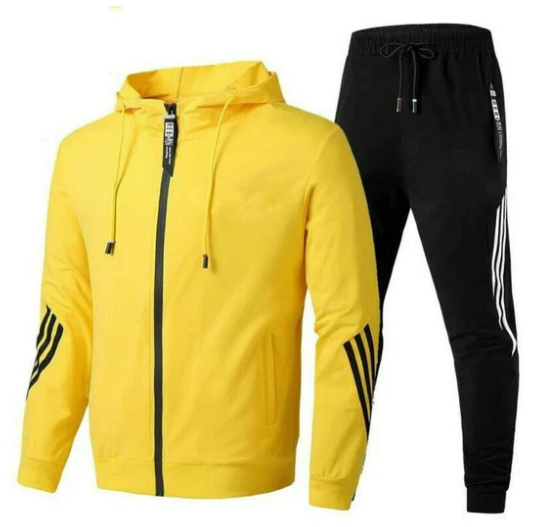 Heren Joggingpak met Capuchon en Ritssluiting
