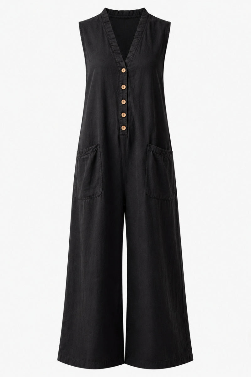 Dames Zwangerschapsjumpsuit met Stretch Fit en Zakken