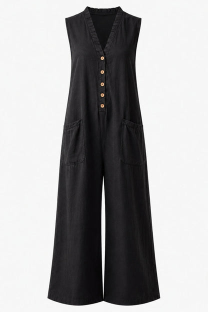 Dames Zwangerschapsjumpsuit met Stretch Fit en Zakken