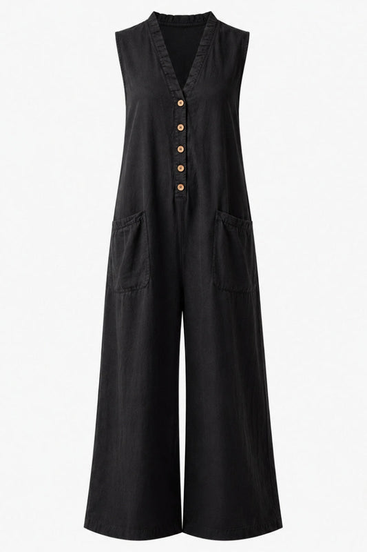 Dames Zwangerschapsjumpsuit met Stretch Fit en Zakken