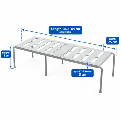 Uitschuifbare Schoenenrek Organizer – Ruimtebesparend ABS