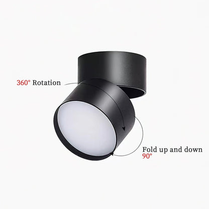 Spot LED Orientable de Plafond Design Scandinave Minimaliste