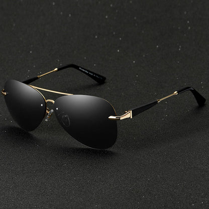 Heren Gepolariseerde Aviator Zonnebril – Met UV-bescherming, Geschikt voor Outdoor en Dagelijks Gebruik