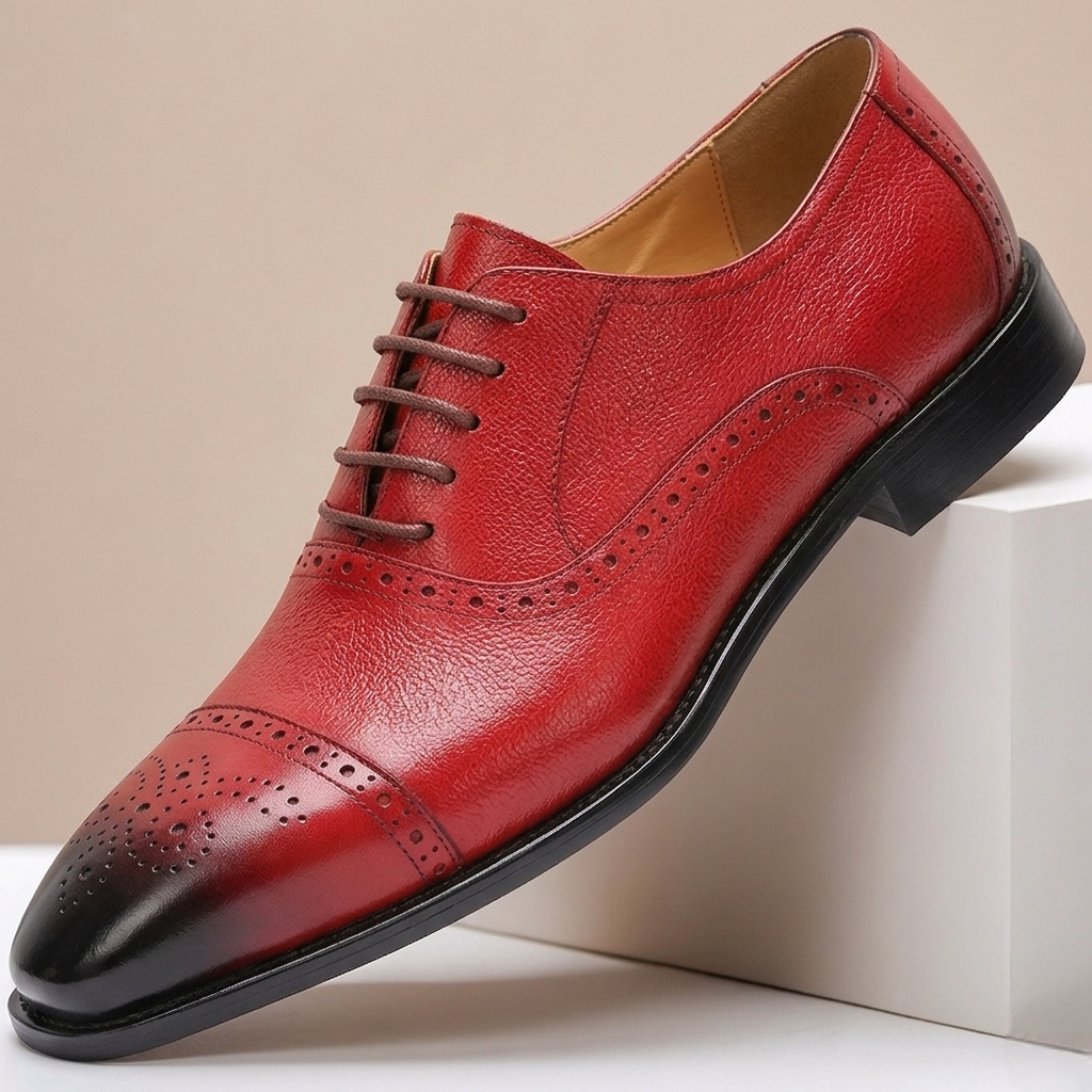 Heren Leren Schoenen Volnerf Koeienhuid - Comfortabele Pasvorm