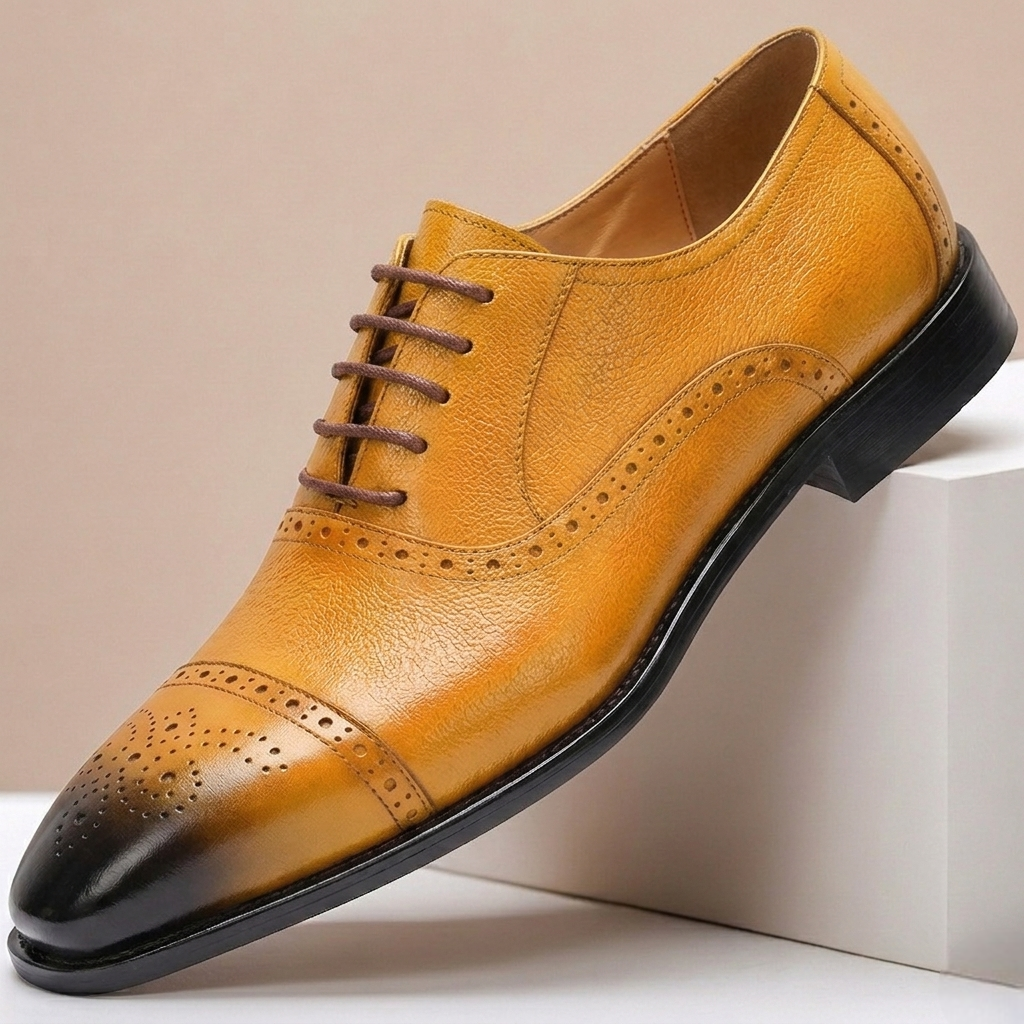 Heren Leren Schoenen Volnerf Koeienhuid - Comfortabele Pasvorm