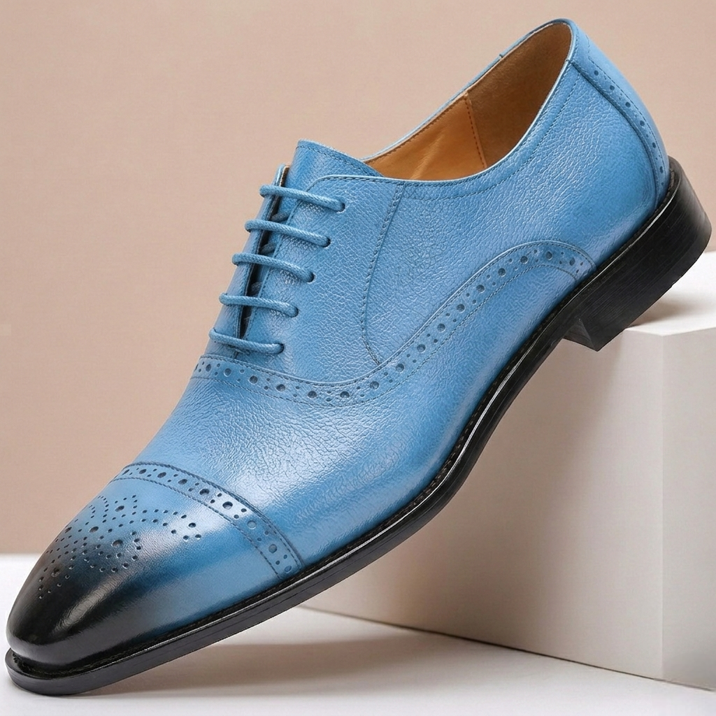 Heren Leren Schoenen Volnerf Koeienhuid - Comfortabele Pasvorm