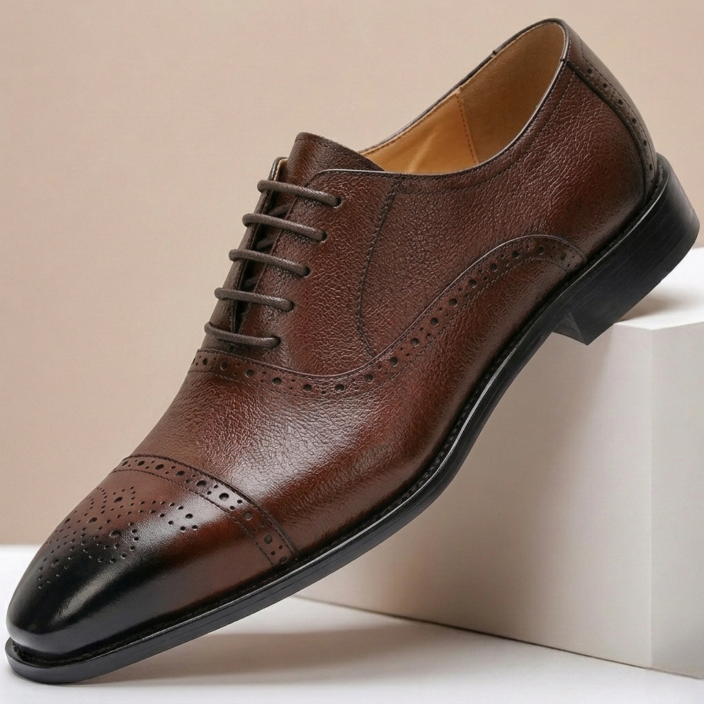 Heren Leren Schoenen Volnerf Koeienhuid - Comfortabele Pasvorm