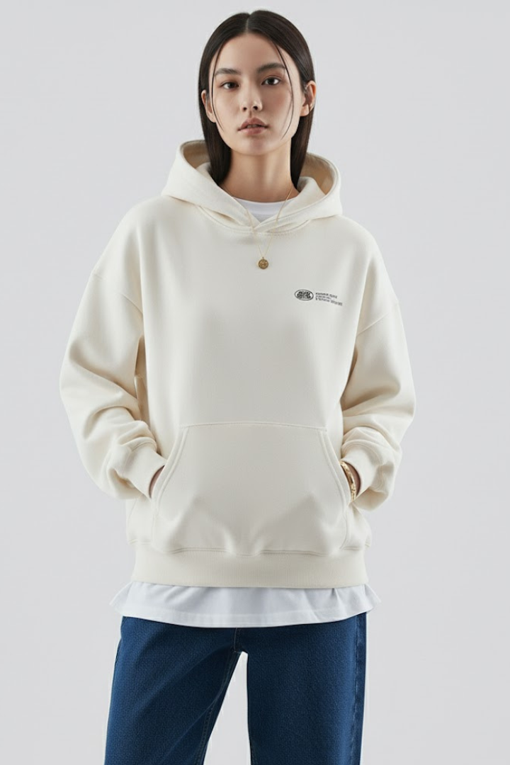 Dames Hoodie met Print en Pullover Design