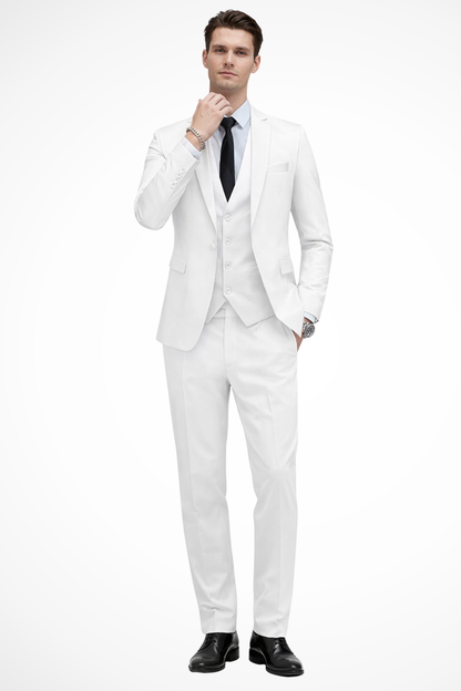 Heren Pak Bordeaux 3-Delig – Blazer, Gilet & Pantalon