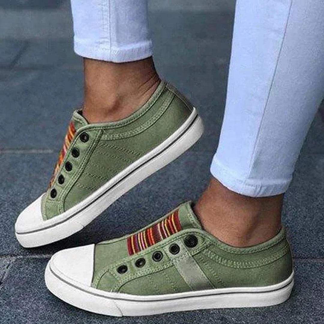 Dames Sneakers – Casual, Geschikt voor Dagelijks Gebruik, Met Veters
