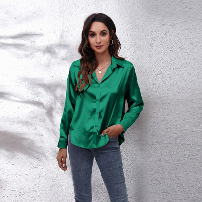 Dames Losvallende Blouse – Luchtige Zomerblouse voor Casual en Kantoor