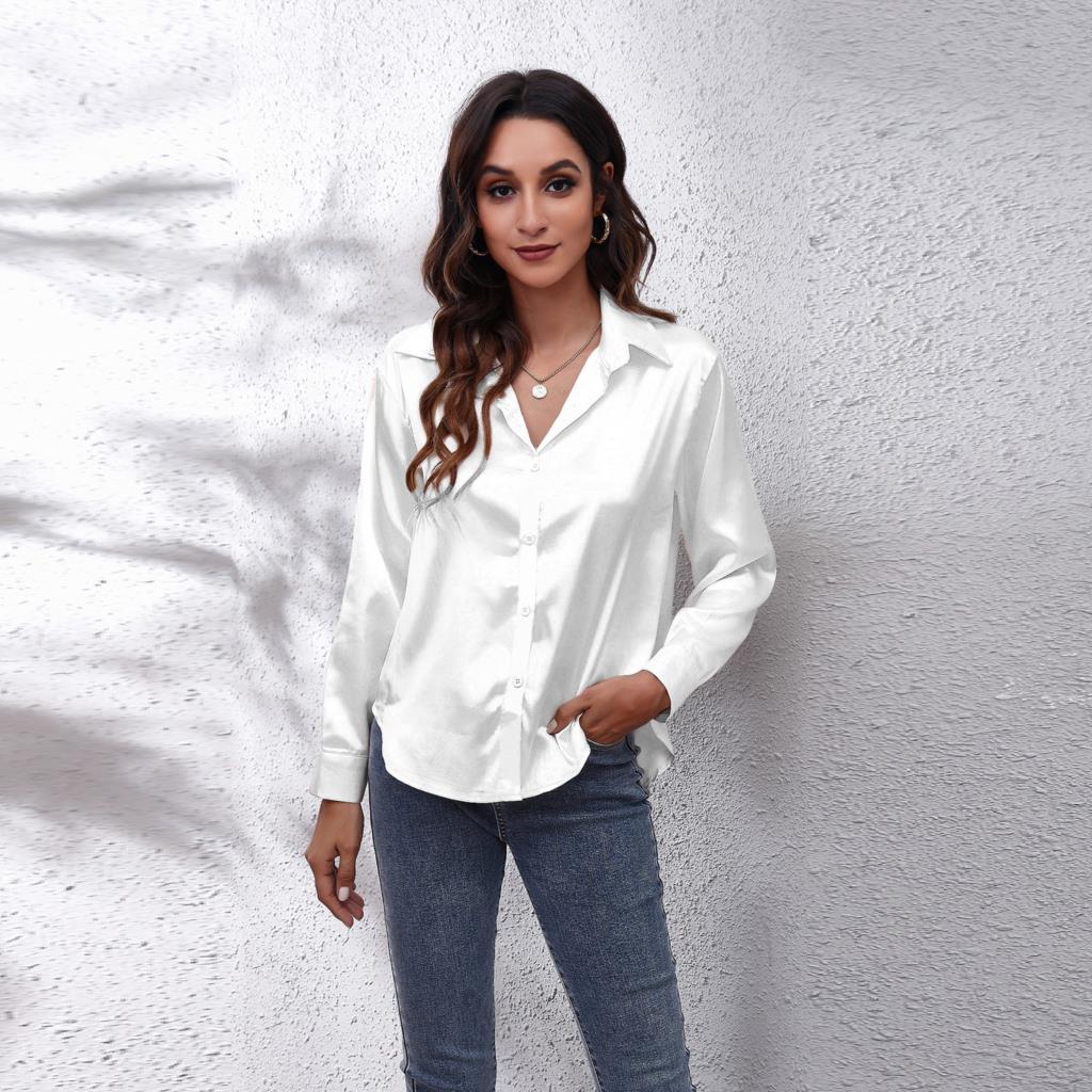 Dames Losvallende Blouse – Luchtige Zomerblouse voor Casual en Kantoor