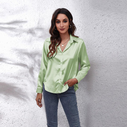 Dames Losvallende Blouse – Luchtige Zomerblouse voor Casual en Kantoor