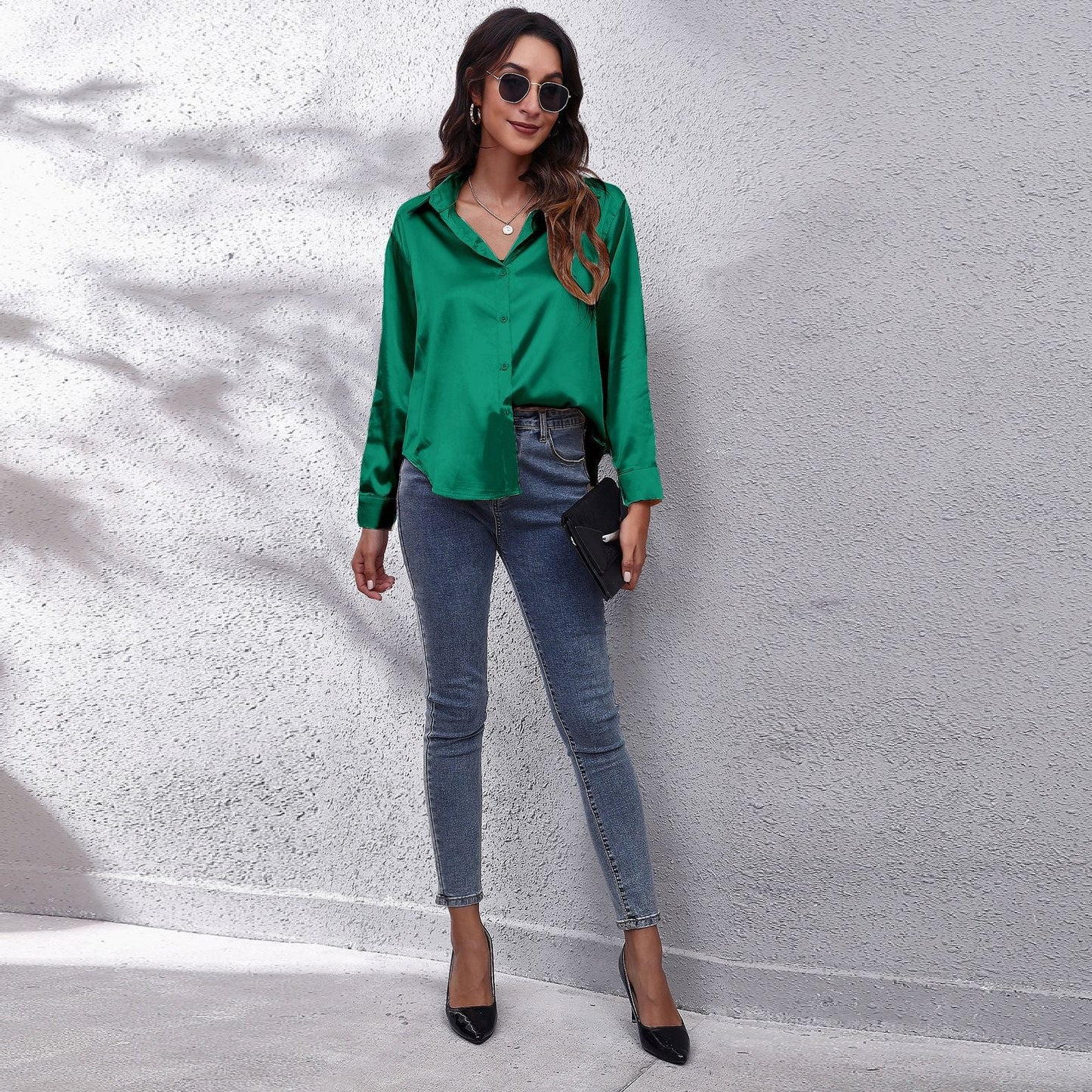 Dames Losvallende Blouse – Luchtige Zomerblouse voor Casual en Kantoor