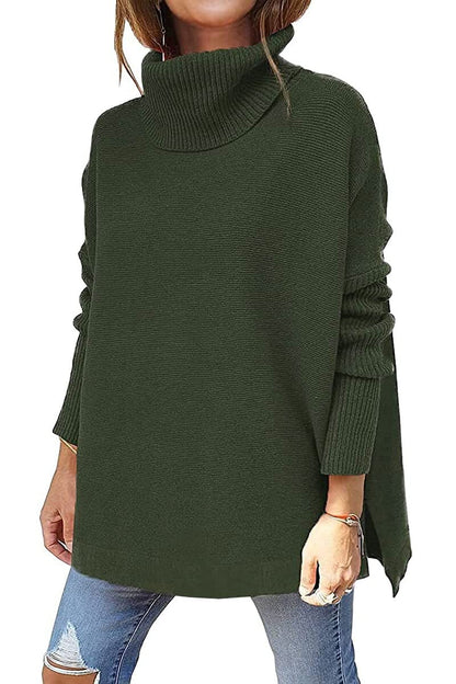 Dames Loose Fit Coltrui – Gebreid, Casual voor Herfst/Winter