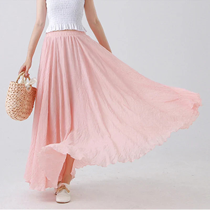 Elianne - Casual Katoenen Maxi-rok
