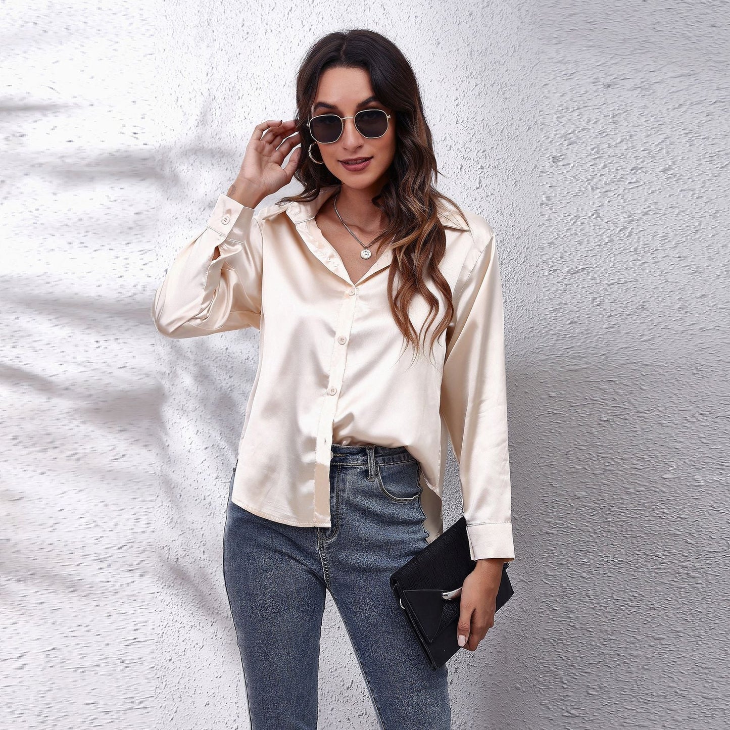 Dames Losvallende Blouse – Luchtige Zomerblouse voor Casual en Kantoor