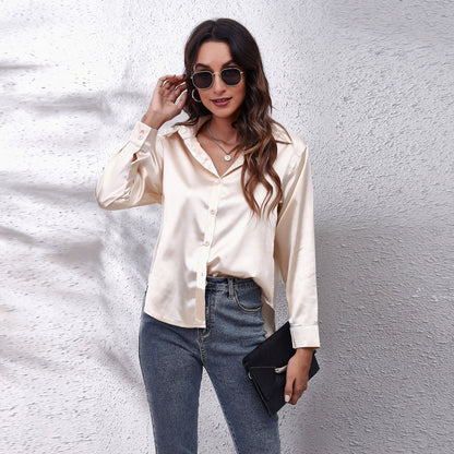 Dames Losvallende Blouse – Luchtige Zomerblouse voor Casual en Kantoor
