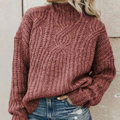 Dames Regular Fit Trui – Basic, Casual Pullover voor Herfst en Winter
