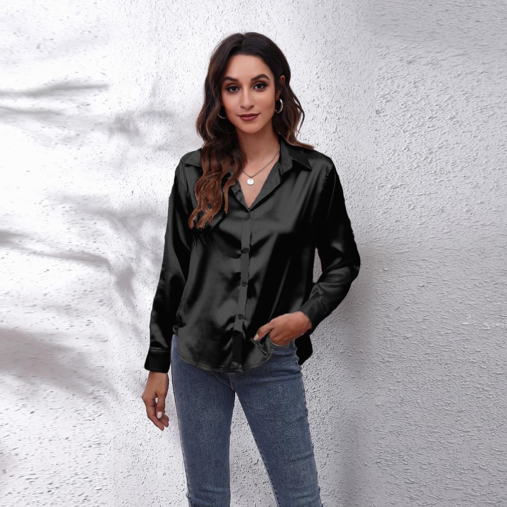 Dames Losvallende Blouse – Luchtige Zomerblouse voor Casual en Kantoor
