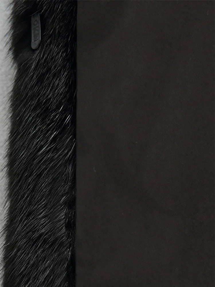 Dames Faux Fur Jas met Capuchon - Lange Pluche Winterjas