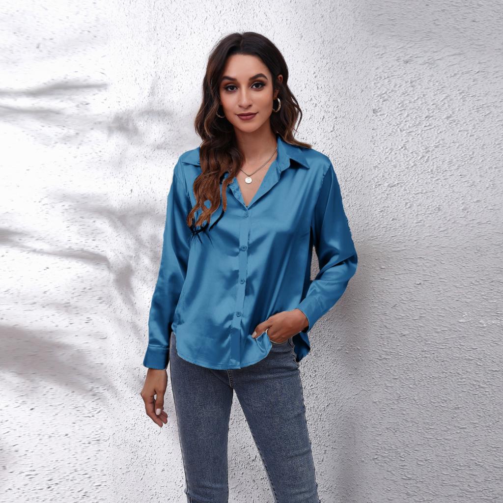 Dames Losvallende Blouse – Luchtige Zomerblouse voor Casual en Kantoor