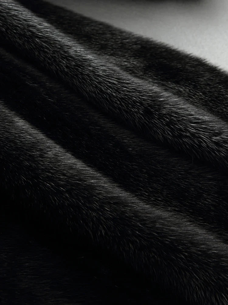 Dames Faux Fur Jas met Capuchon - Lange Pluche Winterjas