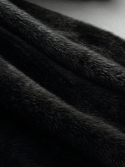 Dames Faux Fur Jas met Capuchon - Lange Pluche Winterjas