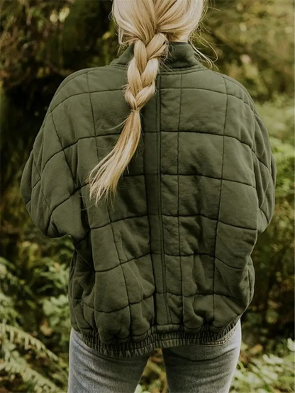 Dames Oversized Winterjas – Dikke, warm gevoerde jas voor herfst en winter