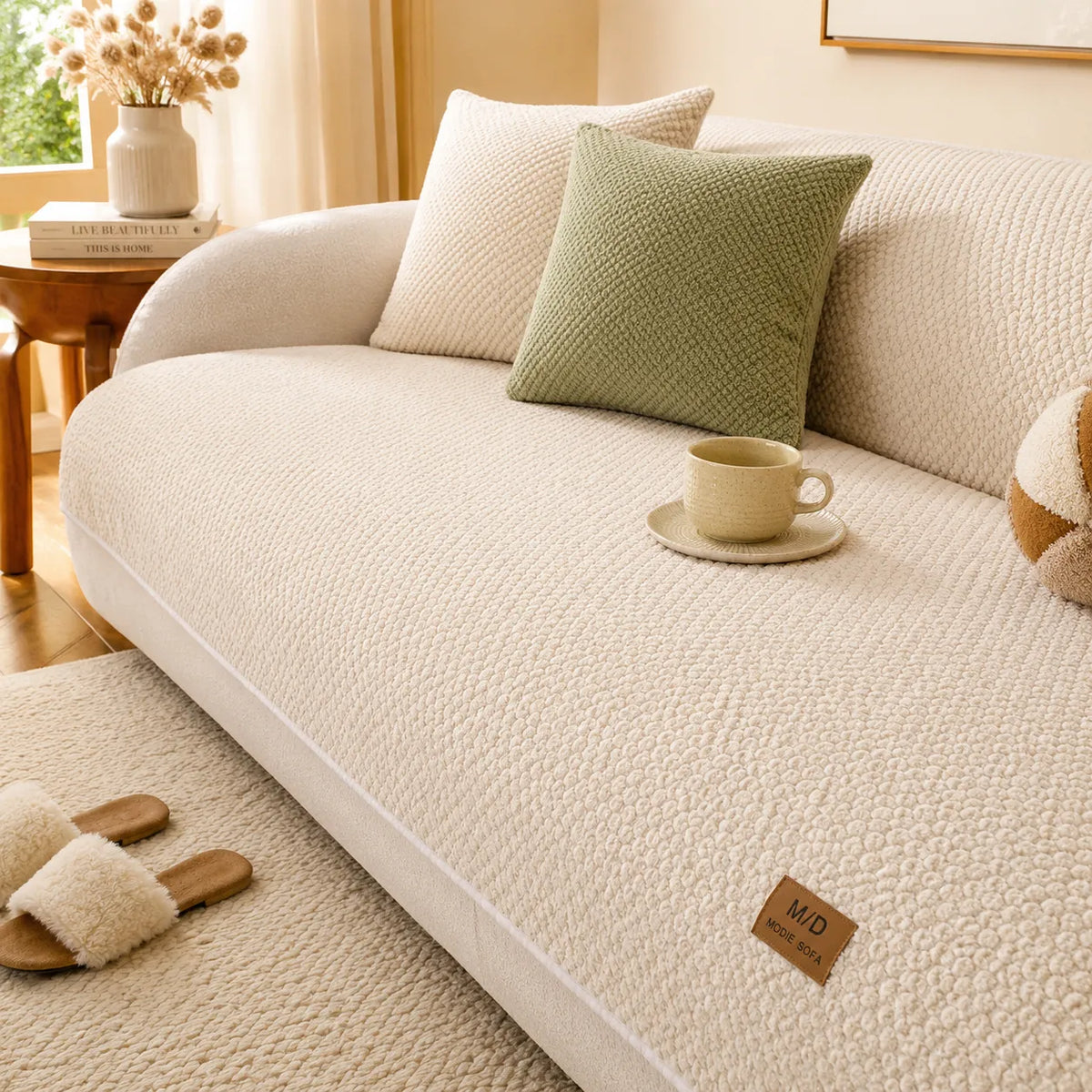 Anti-Slip Bankhoes voor Huisdieren – Plush Sofa Beschermer