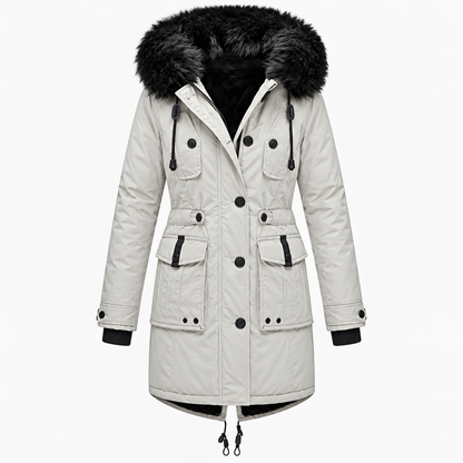 Dames Dikke Parka Jas met Capuchon – Waterafstotend, Casual voor Koud Weer
