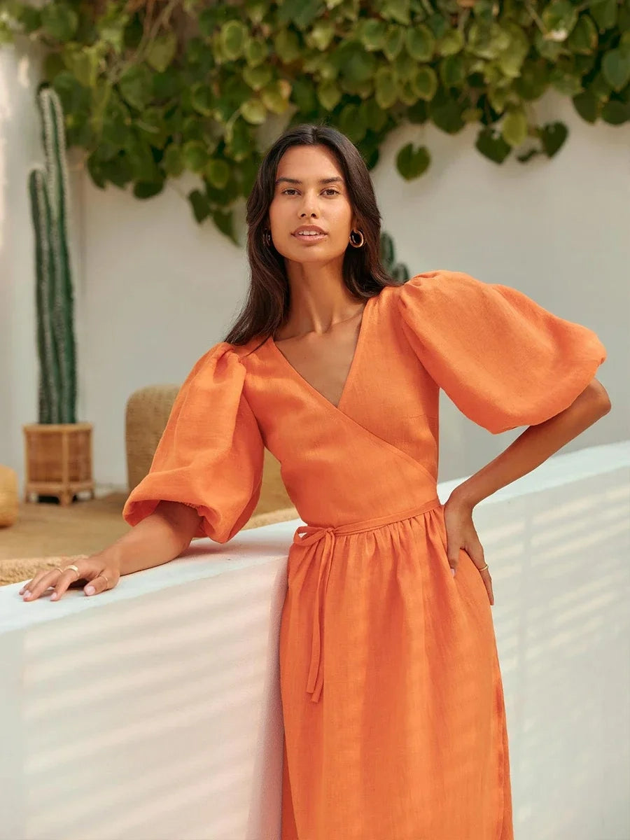Valerie - Stijlvolle en Comfortabele Zomer Maxi Jurk