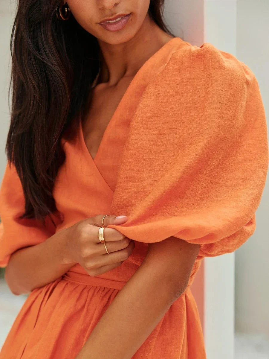 Valerie - Stijlvolle en Comfortabele Zomer Maxi Jurk