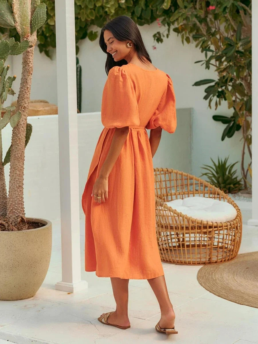 Valerie - Stijlvolle en Comfortabele Zomer Maxi Jurk