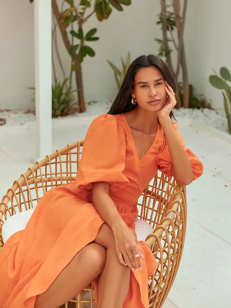 Valerie - Stijlvolle en Comfortabele Zomer Maxi Jurk