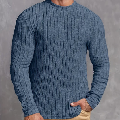 LAURENT MONACO | MEN'S COTTON-STRIPED SWEATER 0