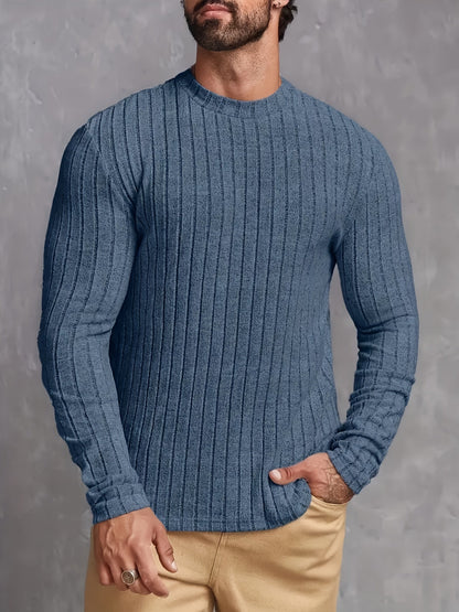 LAURENT MONACO | MEN'S COTTON-STRIPED SWEATER 3