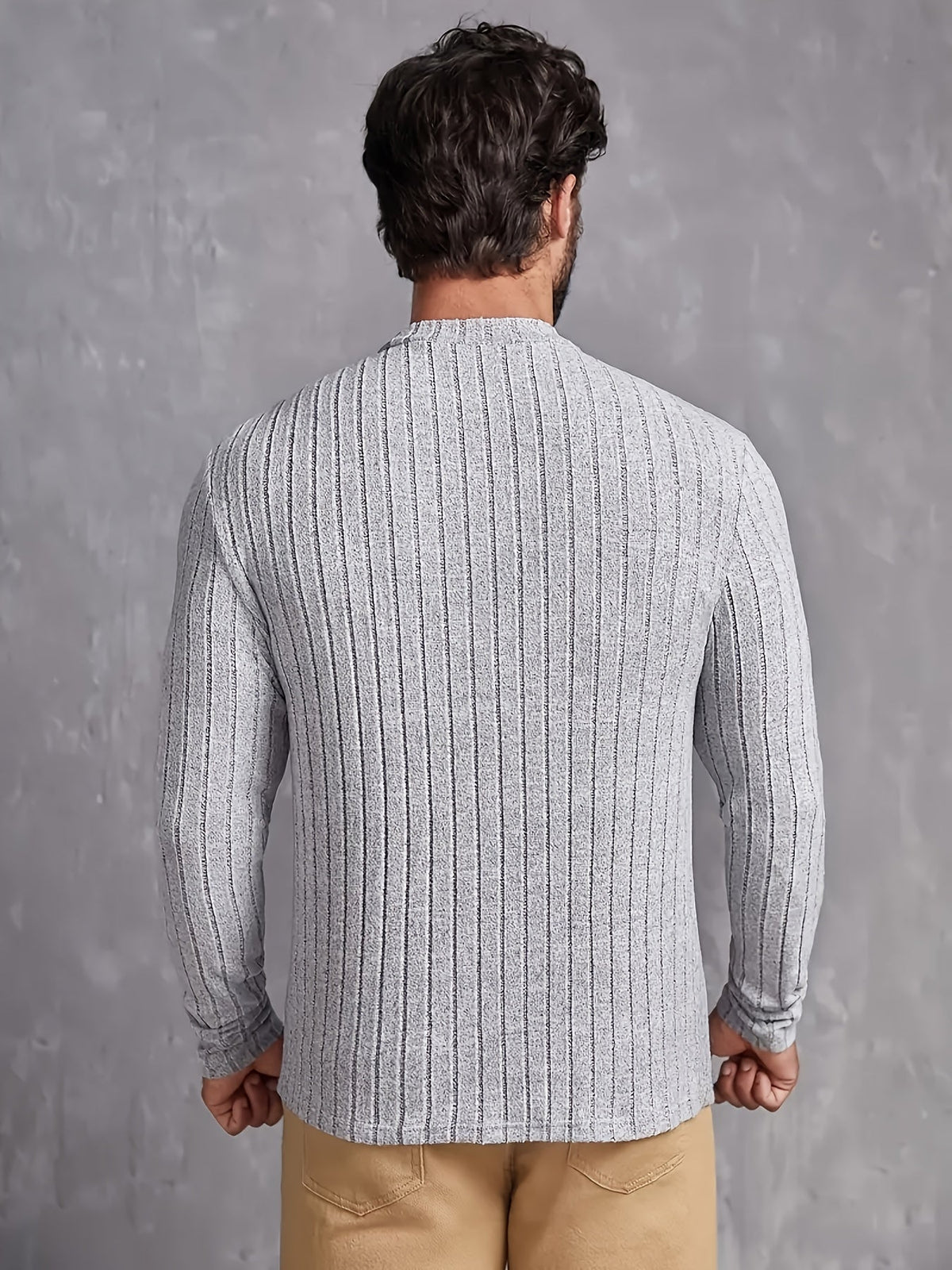 LAURENT MONACO | MEN'S COTTON-STRIPED SWEATER 6