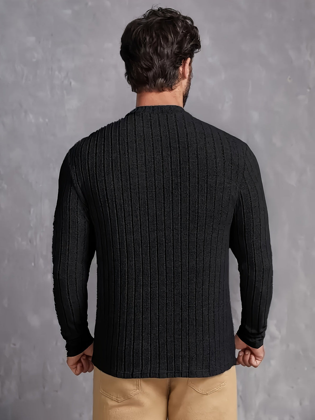 LAURENT MONACO | MEN'S COTTON-STRIPED SWEATER 7