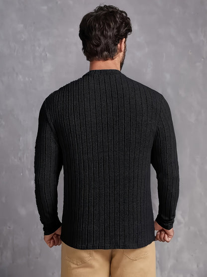 LAURENT MONACO | MEN'S COTTON-STRIPED SWEATER 7