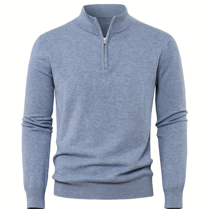 LAURENT MONACO | MEN'S ZIP-NECK SWEATER 10